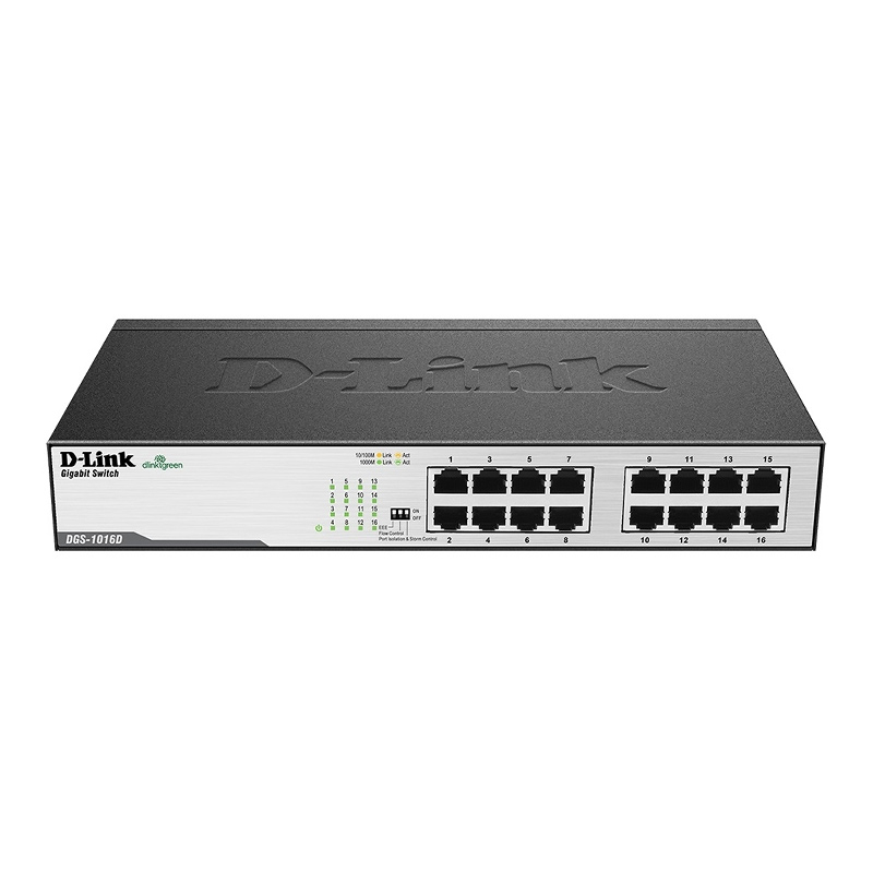16埠Gigabit節能型交換器